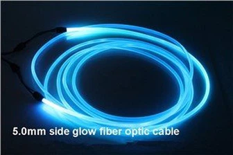 Fibra a emissione laterale di bagliore laterale da 5,0 mm