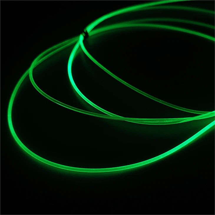 polymer MMA side glow fiber optic 100meters per roll for lighting decoration (4)
