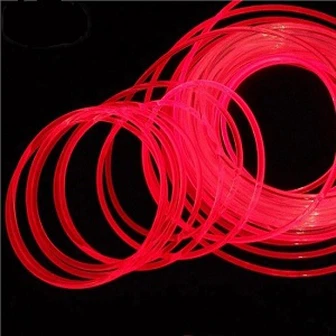 0.25-14mm Led Side Lighting Fibra ottica in plastica