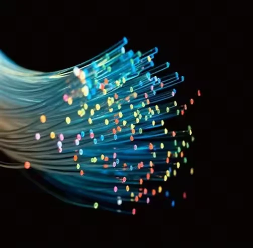 Cavo in fibra ottica con punti scintillanti